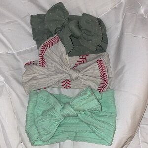 Baby girl bow bundle